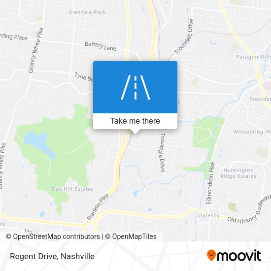 Mapa de Regent Drive