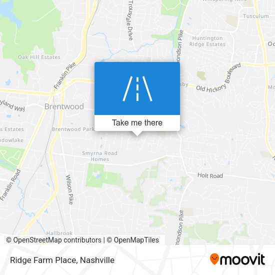 Mapa de Ridge Farm Place