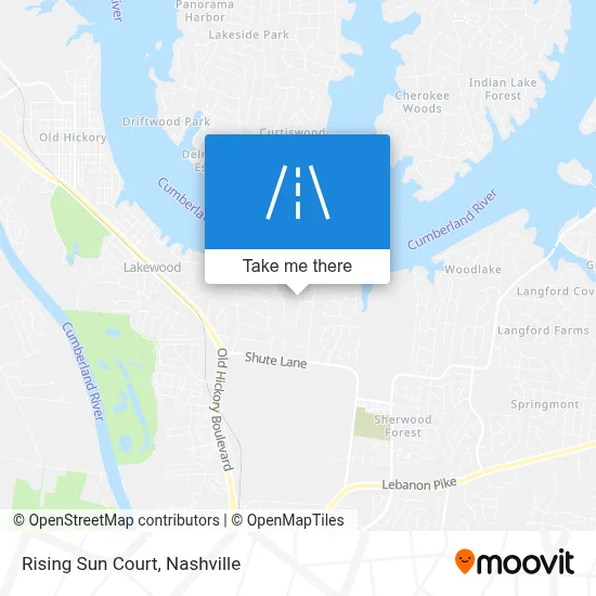 Rising Sun Court map