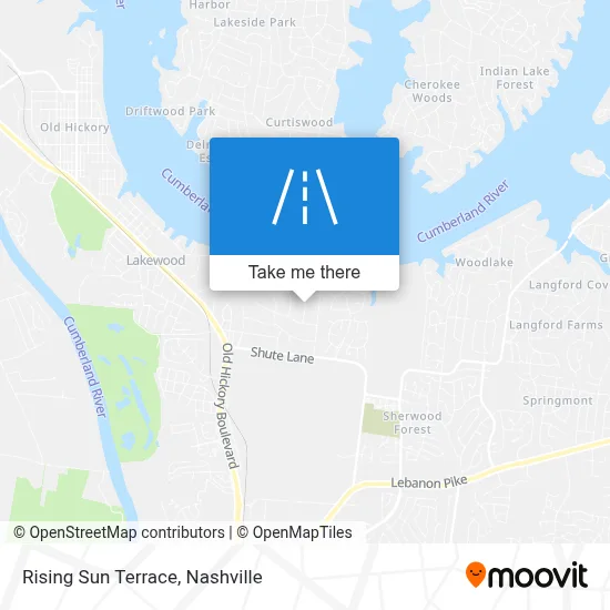Rising Sun Terrace map