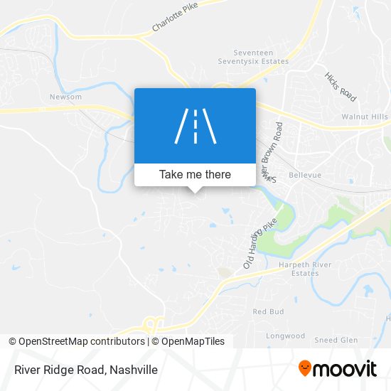 River Ridge Road map