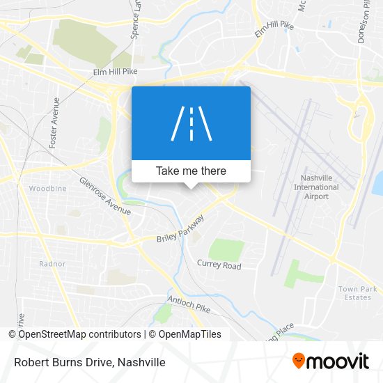 Robert Burns Drive map
