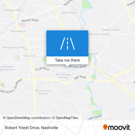 Mapa de Robert Yoest Drive