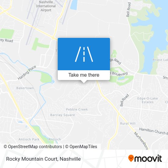 Rocky Mountain Court map