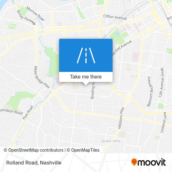 Mapa de Rolland Road
