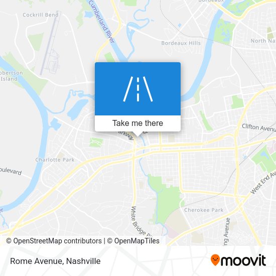 Rome Avenue map