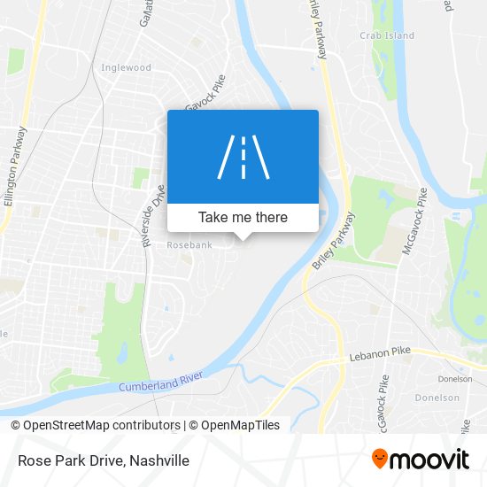 Rose Park Drive map