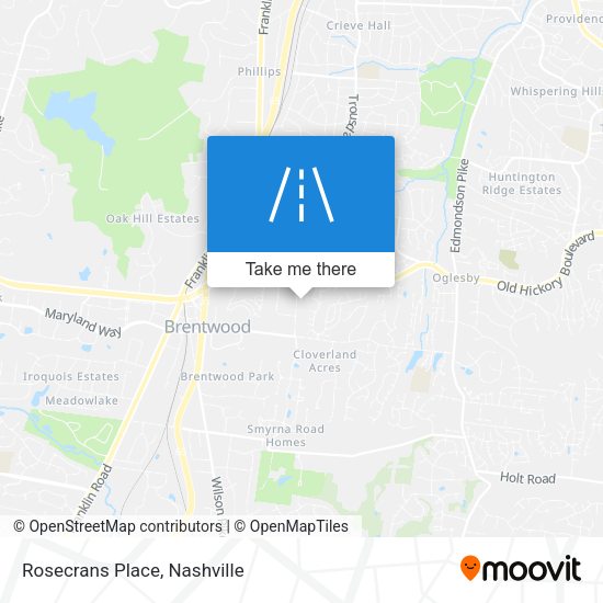 Mapa de Rosecrans Place