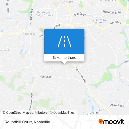 Mapa de Roundhill Court