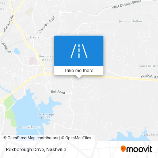 Roxborough Drive map