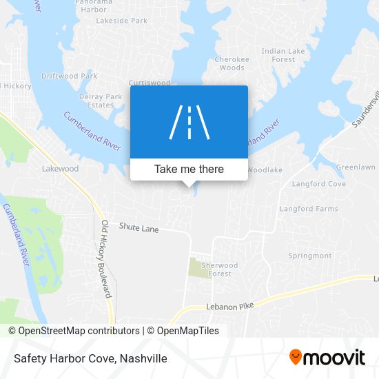Mapa de Safety Harbor Cove
