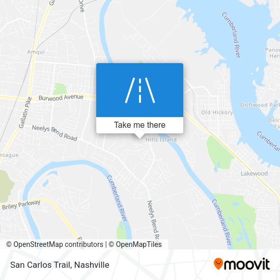 Mapa de San Carlos Trail