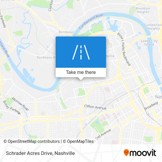 Schrader Acres Drive map