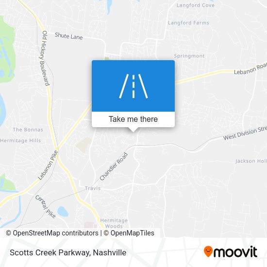 Mapa de Scotts Creek Parkway