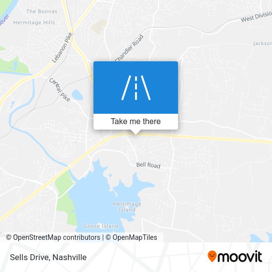 Mapa de Sells Drive