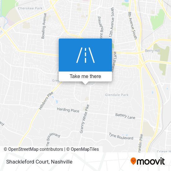Mapa de Shackleford Court