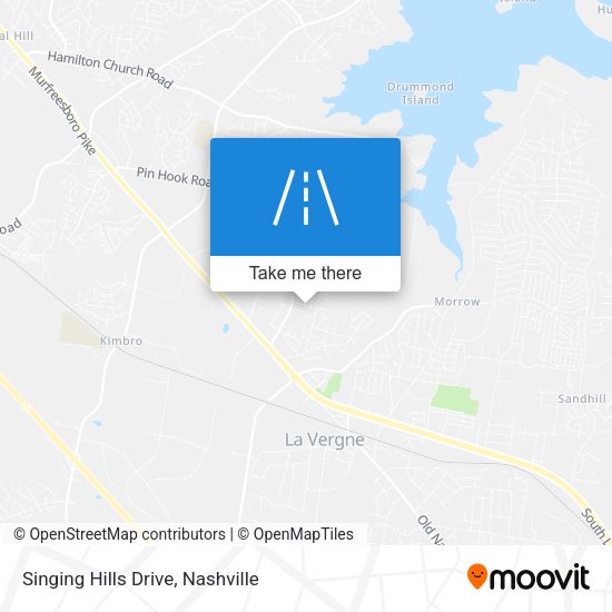Singing Hills Drive map