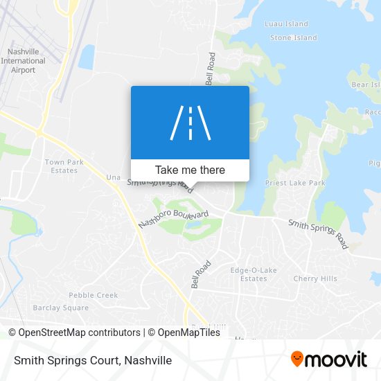 Mapa de Smith Springs Court