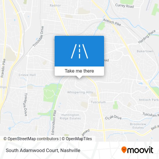 South Adamwood Court map
