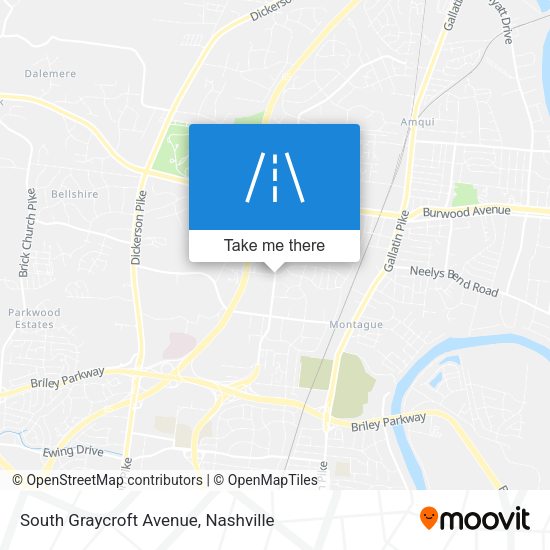 South Graycroft Avenue map