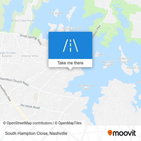 South Hampton Close map