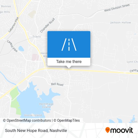 Mapa de South New Hope Road