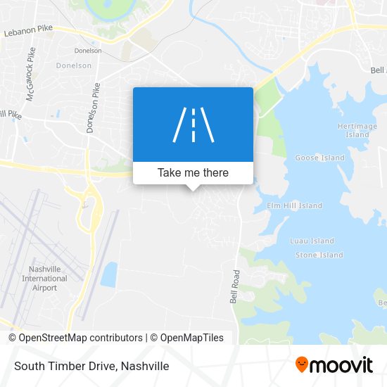 South Timber Drive map