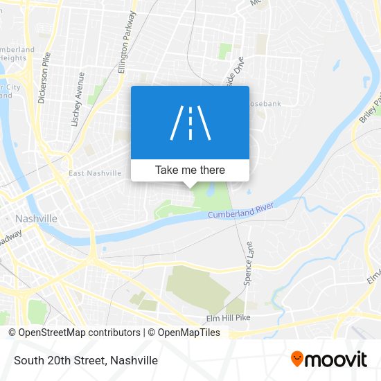 Mapa de South 20th Street