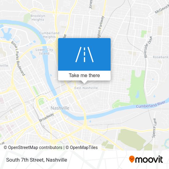 Mapa de South 7th Street