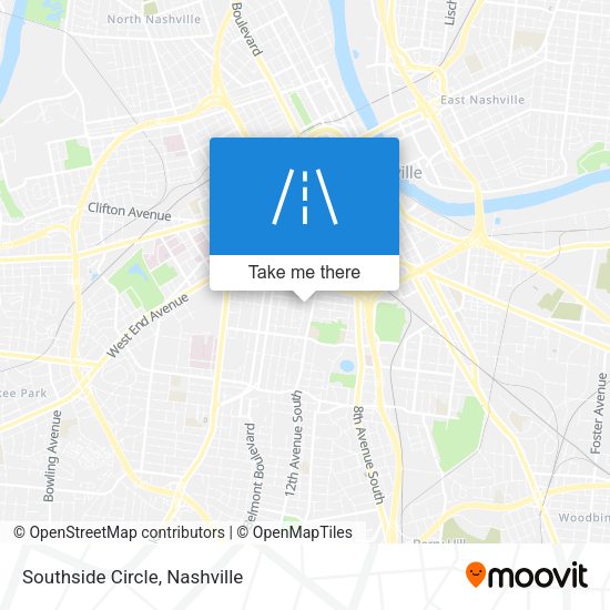 Mapa de Southside Circle