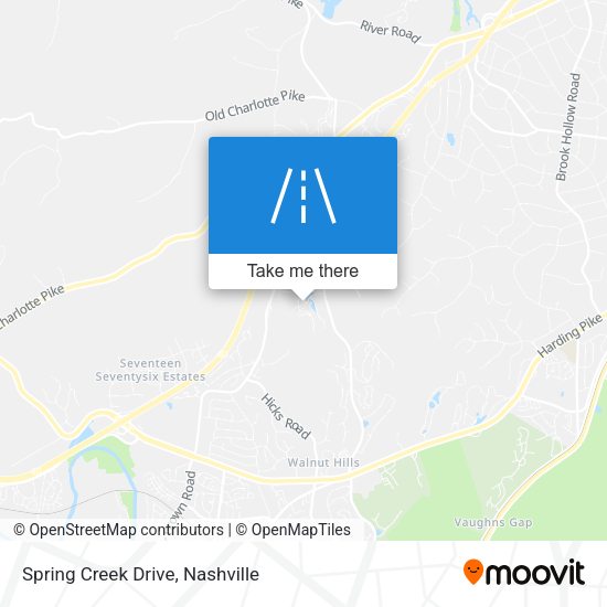 Spring Creek Drive map