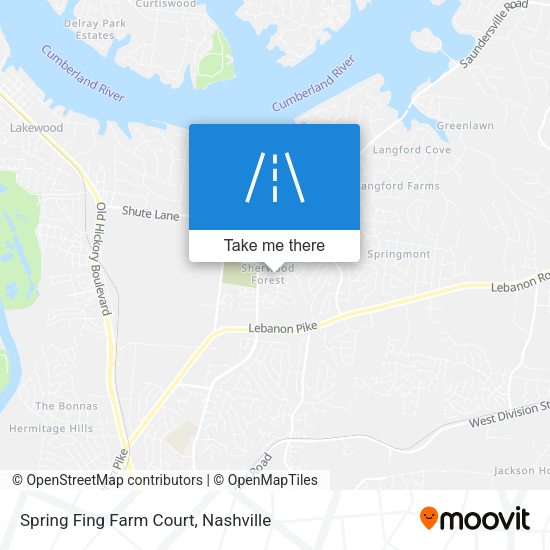 Spring Fing Farm Court map