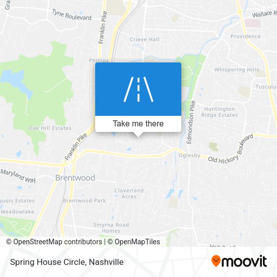 Spring House Circle map