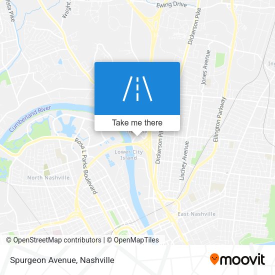 Mapa de Spurgeon Avenue
