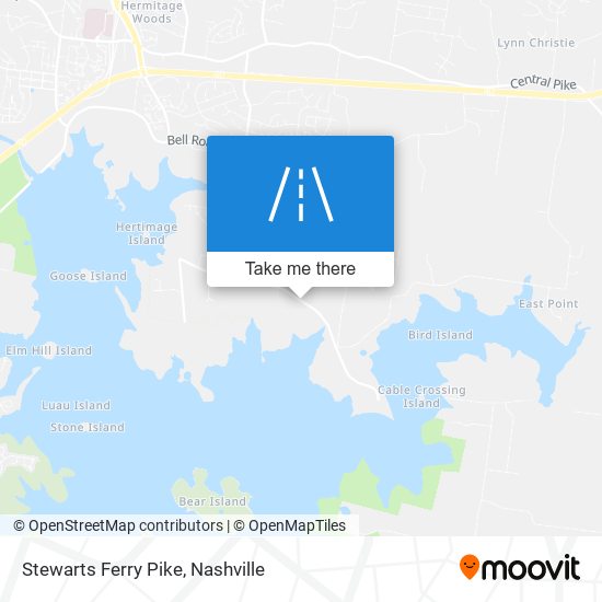 Stewarts Ferry Pike map