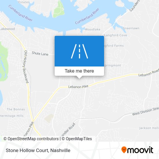 Mapa de Stone Hollow Court