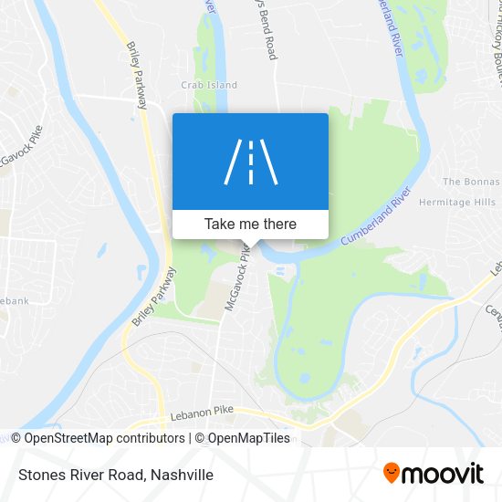 Mapa de Stones River Road