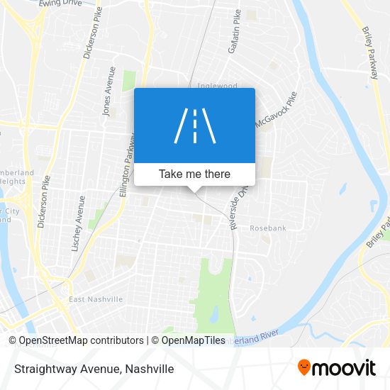 Straightway Avenue map