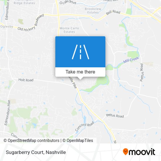 Sugarberry Court map