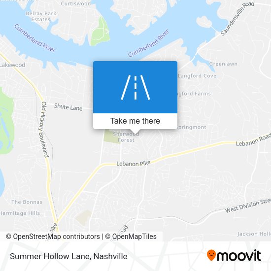 Mapa de Summer Hollow Lane