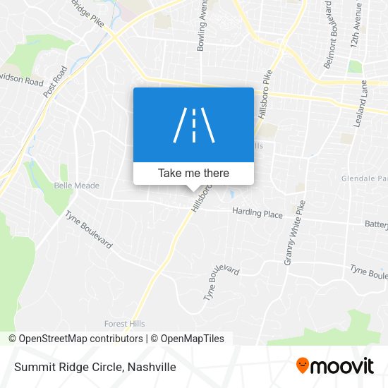 Mapa de Summit Ridge Circle
