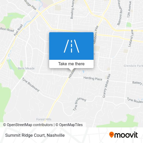 Mapa de Summit Ridge Court