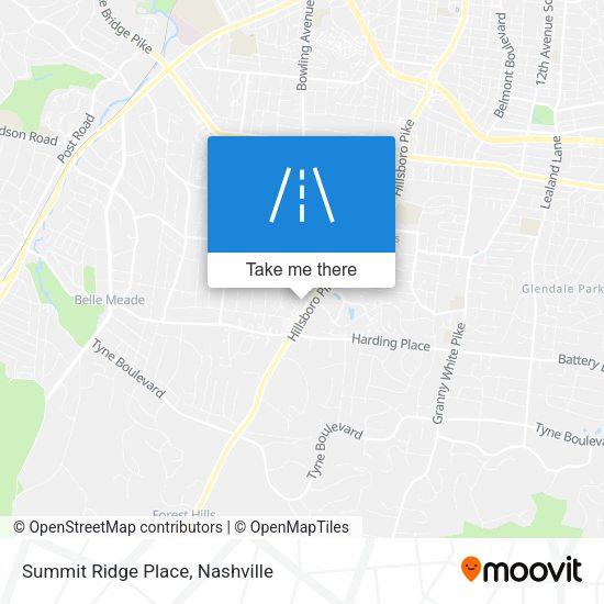 Mapa de Summit Ridge Place
