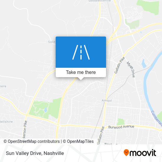 Mapa de Sun Valley Drive