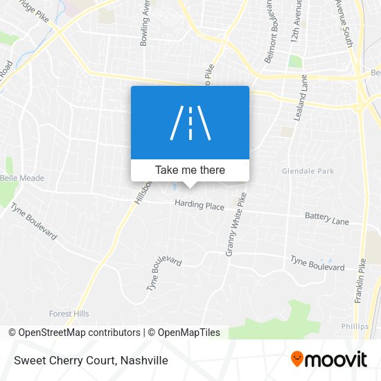 Sweet Cherry Court map