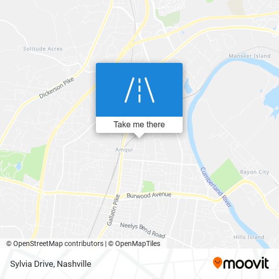 Sylvia Drive map