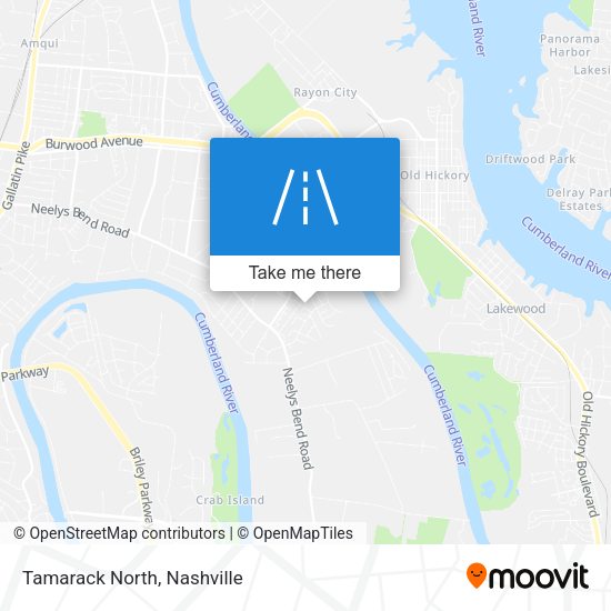 Mapa de Tamarack North