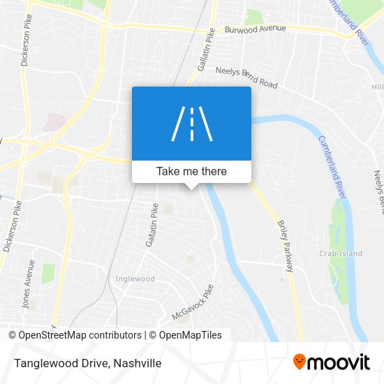 Mapa de Tanglewood Drive