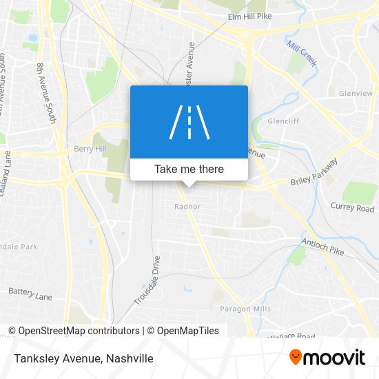 Mapa de Tanksley Avenue