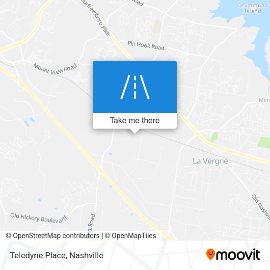 Mapa de Teledyne Place